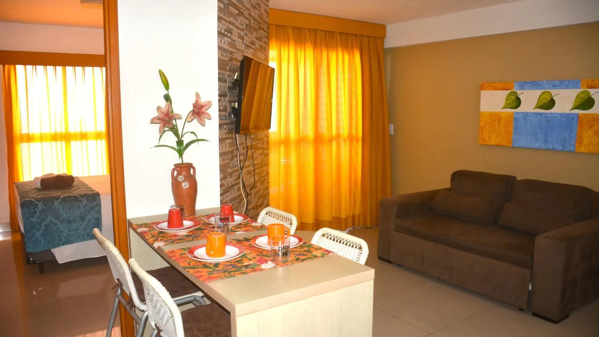 ** Apart-hotel Aptos Privativos Vista Mar Hotel Paradise Flat Natal Brasil